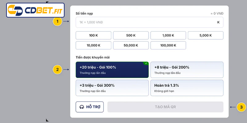 Cách rút tiền Cdbet nhanh chóng và an toàn