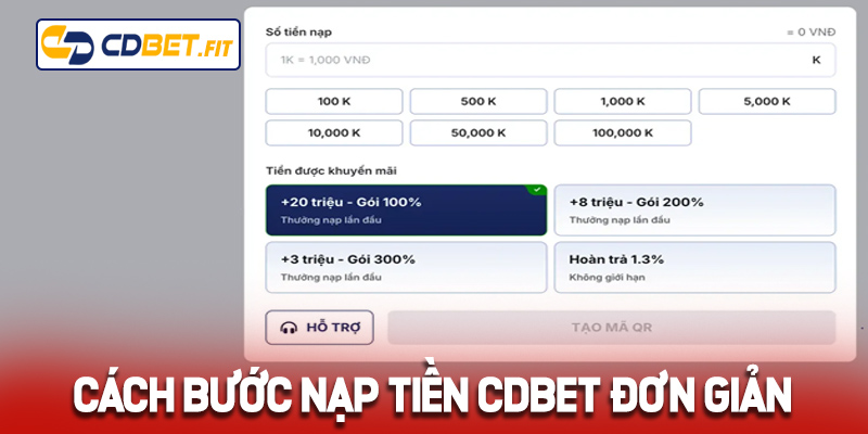 Những lưu ý khi nạp tiền Cddet